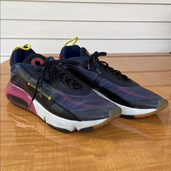 Nike Air Max 2090 Women’s Blue Void Active Fuchsia Sneakers Size 11.5 Running - Picture 6 of 12